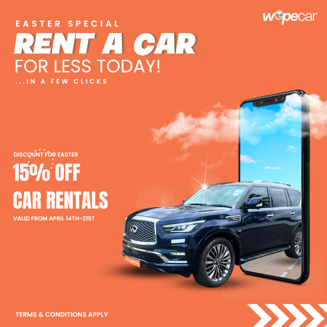 Hop Into Savings: Enjoy 15% Off Your Easter Ride with WopeCar!