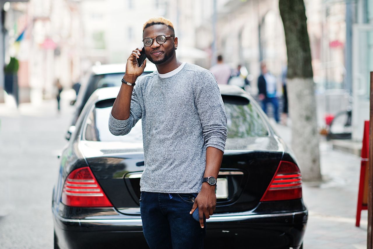 Fashionable black guy by ASphotostudio